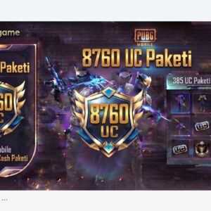 PUBG Mobile 8760 UC